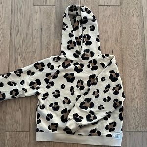 Zara cheetah-print hoodie